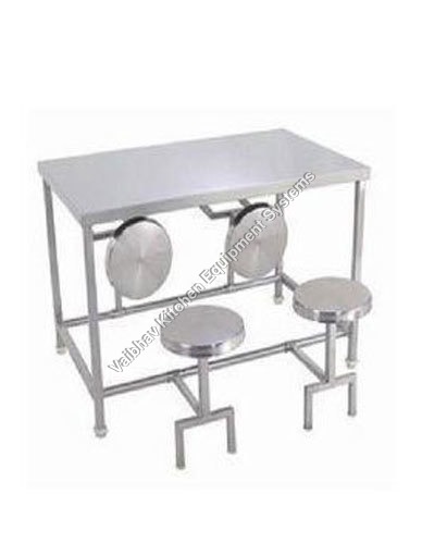 SS 4 Seater with Folding Type Table