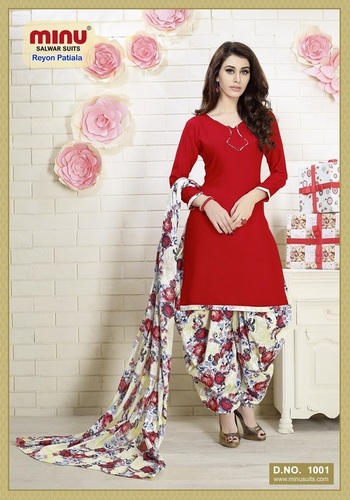 Reyon Patiala Suit