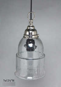 Aluminium - brass ceiling lamp