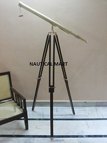 64"Nautical Maritime Antique Brass Telescope With Tripod Stand