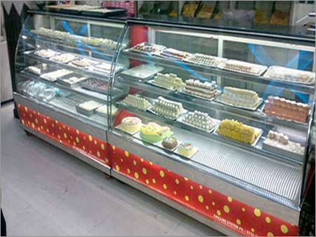 Silver Cold Display Counter