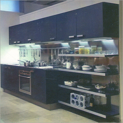 Elegant Stainless Steel Kitchen
