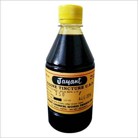 Iodine Tincture U.S.P Application: Antiseptic Liquid