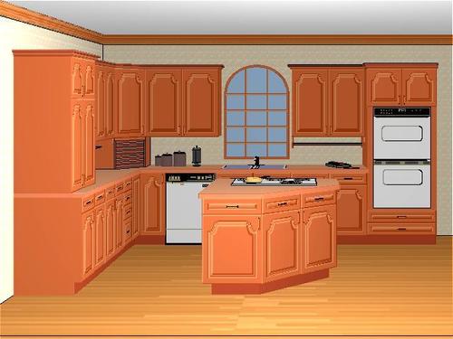 Acrylic Modular Kitchen