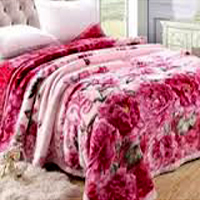 Printed Soft Double Bed Mink Blankets