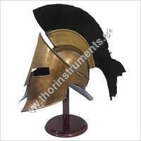 Antique 300 King Spartan Helmet With Stand