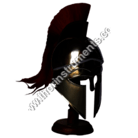 Medieval Knight Greek Corinthian Helmet With Stand