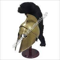 Greek Corinthian Antique Armor Helmet With Stand