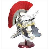 ARMOUR ROMAN CENTURION RED PLUME HELMET