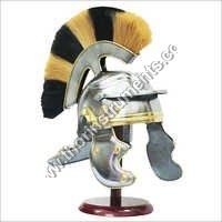 Roman Centurion Medieval Armor Helmet With Stand