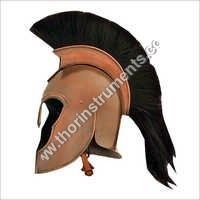 Trojan Helmet Copper Finish & Red Plume