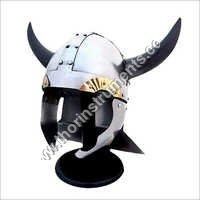 Medieval Knight Viking Horns Armour Helmet