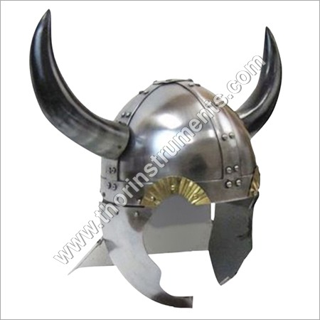 Armor Viking Helmet With Buffalo Horns