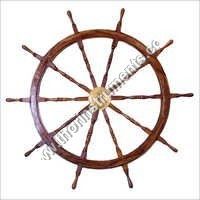 36 inch Brown Nautical Ship Wheel