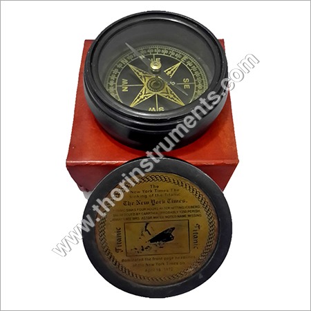 Vintage Nautical Pocket Compass