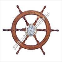 Authentic Nautical Ship Wheel Clock