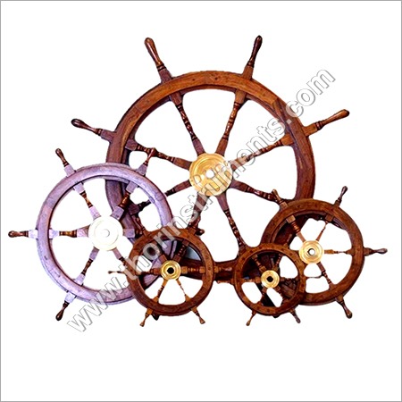 Nautical Ship Wheel Collectible Decor Item