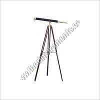 Royal Nautical Telescope Brass Finish Black Tripod