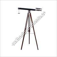 Nautical Telescope Black Lether With Stand