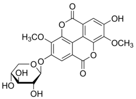 3,3′-Di-O-methyl ellagic acid 4′-O-β-D-xylopyranoside