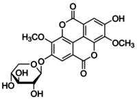 3,3a  -di-o-methyl Ellagic Acid 4a  -o-i -d-xylopyranoside - Molecular Formula: C5h9o5