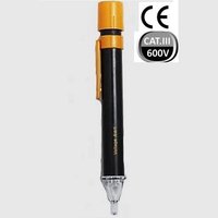 Electrical Tester Non-contact Voltage Detector - Pvc Material, 1 Kg Weight, Black & Yellow Color | Manual Control, Laboratory Use, Portable Design