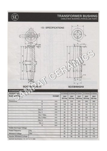 Cable Box Bushing