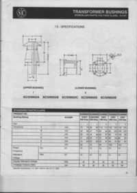 Transformer Bushings of Voltage Class 3.6 KV