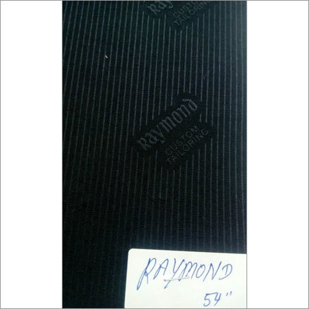 Black Raymond Cotton Fabric For Linings