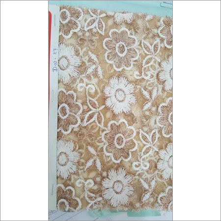 Flower Net Embroidery Fabric