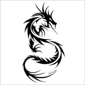 Removable Dragon Tattoo