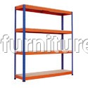Orange And Blue Heavy Duty Shelves