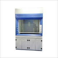 Laboratory Fume Hood - Cold Rolled Steel, White & Blue | High Smoke Exhaustion Capacity, Durable Design, Hepa Filtration System, Audio-visual Alarm For Safety
