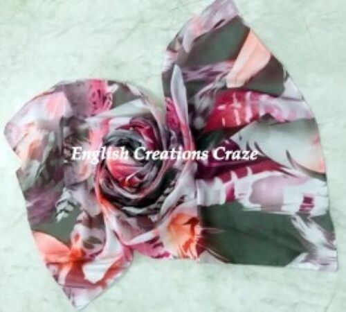 Silk Crepe Printed  Scarves