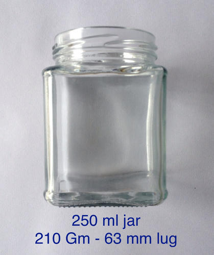 210 ml square jar