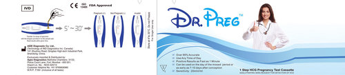 HCG Pregnancy Card