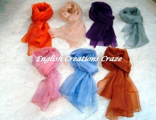 Silk Solid Color Scarves