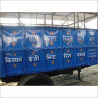 Agricultural Tractor Trailer - Durable Steel Build | Ideal For Tilling, Soil Mixing, And Rock Processing