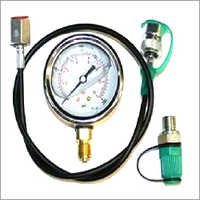 Pressure Gauge - Brass & Stainless Steel, 1-1/2" To 6" Diameter | Analog Display, 1-1000 Bar Scale Range, Polished Finish, Glass Dial, Steel Pointer