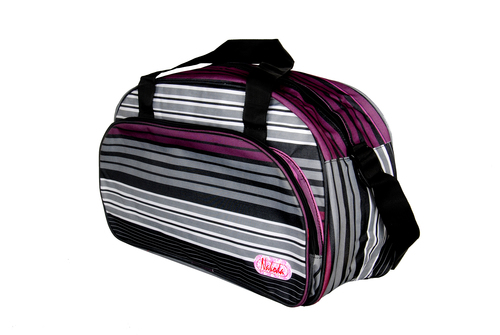 printed polyster matty duffle bag