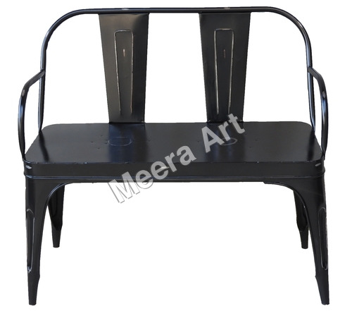 Metal Iron Chair To Seater
