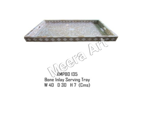 Bone Inlay Serving Tray