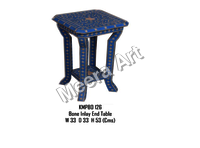 Bone Inlay Table Length: 33  Centimeter (cm)