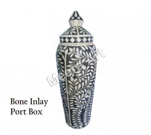 Bone Inlay Port Box