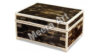 Bone Inlay Box - Wood Material, Rectangular Shape, 0.1-3 Mm Thickness | Low Maintenance, Sturdy Structure, Elegant Design