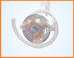 White Dental Halogen Round Light