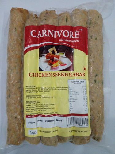 Chicken Seekh Kabab Packaging: Bulk