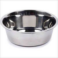Stainless Steel Dog Bowl - 0.70mm Thickness, Silver Color | Corrosion Resistant, Smooth Edges, Versatile Sizes And Shapes