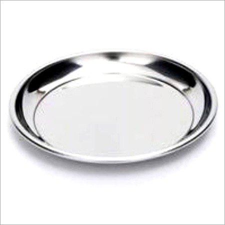 Stainless Steel Lunch Plate - Stainless Steel, Various Sizes & Shapes, Silver Color, 1-2mm Thickness | Food Grade, Smooth Edges, Long Lasting Shine