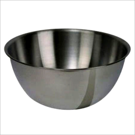 Stainless Steel U Bowl - Stainless Steel, 1.24-2.5mm Thickness, Silver Color | Unbreakable Design, Corrosion Resistant, Versatile for Parties and Canteens